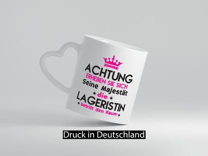 Seine Majestät Lageristin | Beruf Lager Arbeiterin lustig Arbeit Kollegen Büro