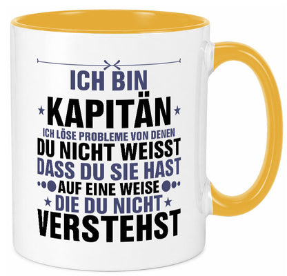 Löse Probleme: Kapitän | Schiffskapitän Schiff v2 Geschenk Humor Geschenkidee