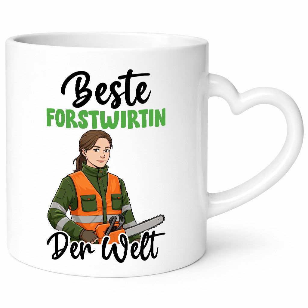 Beste Forstwirtin | Forst Wirtin v2 lustig Humor Geschenkidee Geschenk Tasse