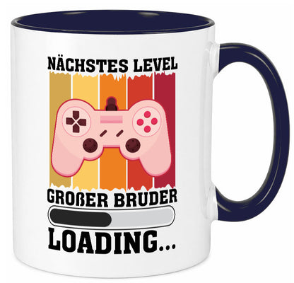 Nächstes Level | großer Bruder Geschwister Geschenkidee Humor Tasse