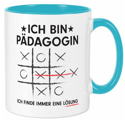 Löse Probleme: Pädagogin | Pädagogik Geschenkidee Humor Tasse