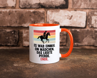 Es war einmal ein Mädchen das Liebte Pferde | lustig Humor Geschenkidee Tasse