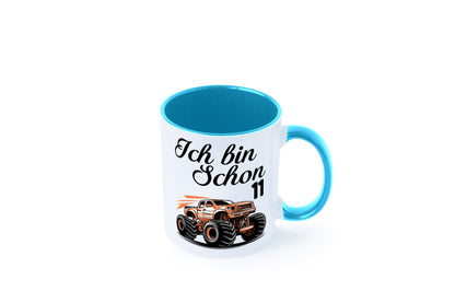 11. Geburtstag | Monster truck 11 Jahre lustiger Spruch Geschenk Geschenkidee