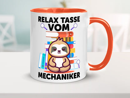 Relax Tasse: Mechaniker | KFZ Werkstatt lustig Humor Geschenkidee Geschenk Tasse