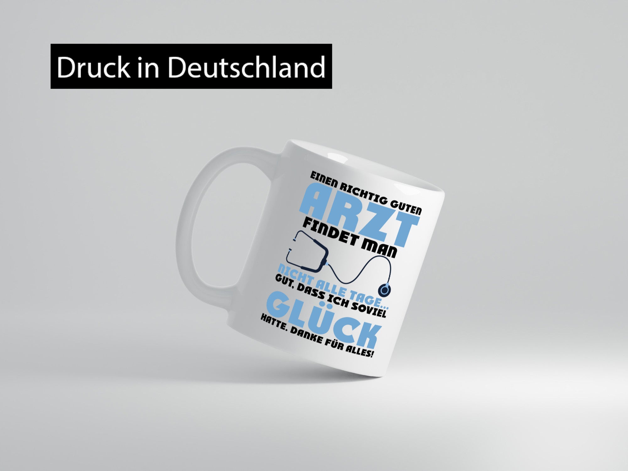 Richtig guter Arzt | Dankeschön Doktor Stethoskop Humor Geschenkidee Tasse