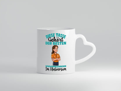 Im Universum: Schwimmlehrerin | schwimmen Lehrer lustig Humor Geschenkidee