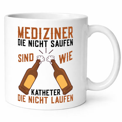 Mediziner die nicht saufen | Arzt Ärztin Alkoholiker lustiger Spruch Geschenk