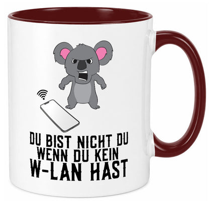 Du bist nicht | wütender Bär WLAN Computer Nerd Geschenkidee Humor Tasse