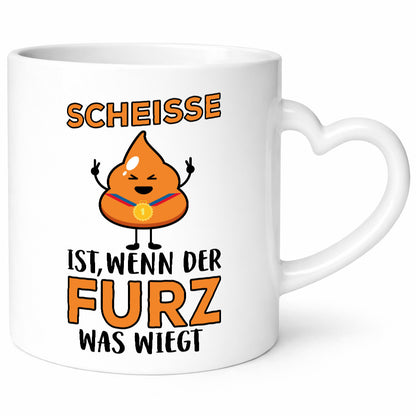 Scheisse ist lustiger Spruch Geschenk Humor Geschenkidee Tasse