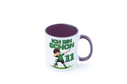11. Geburtstag | 11 Jahre Fußballer Geschenkidee Humor Tasse