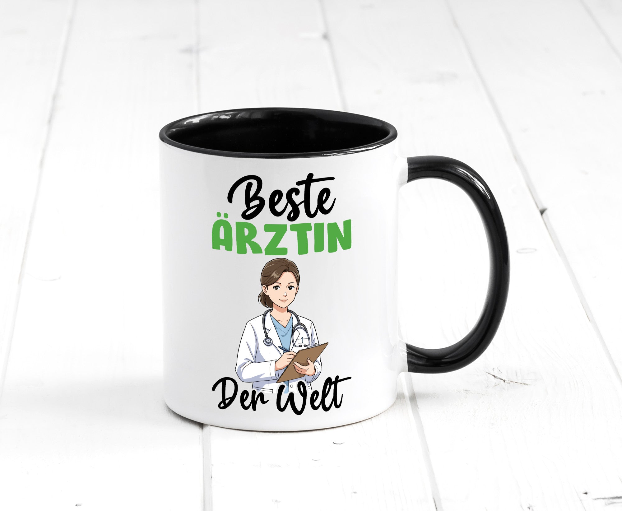 Beste Ärztin | Medizin Doktorin Fachärztin v2 Humor Geschenkidee Tasse