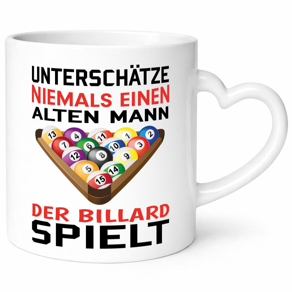 Billardspieler Humor | Männer Tasse Billard spielen lustiger Spruch Geschenk