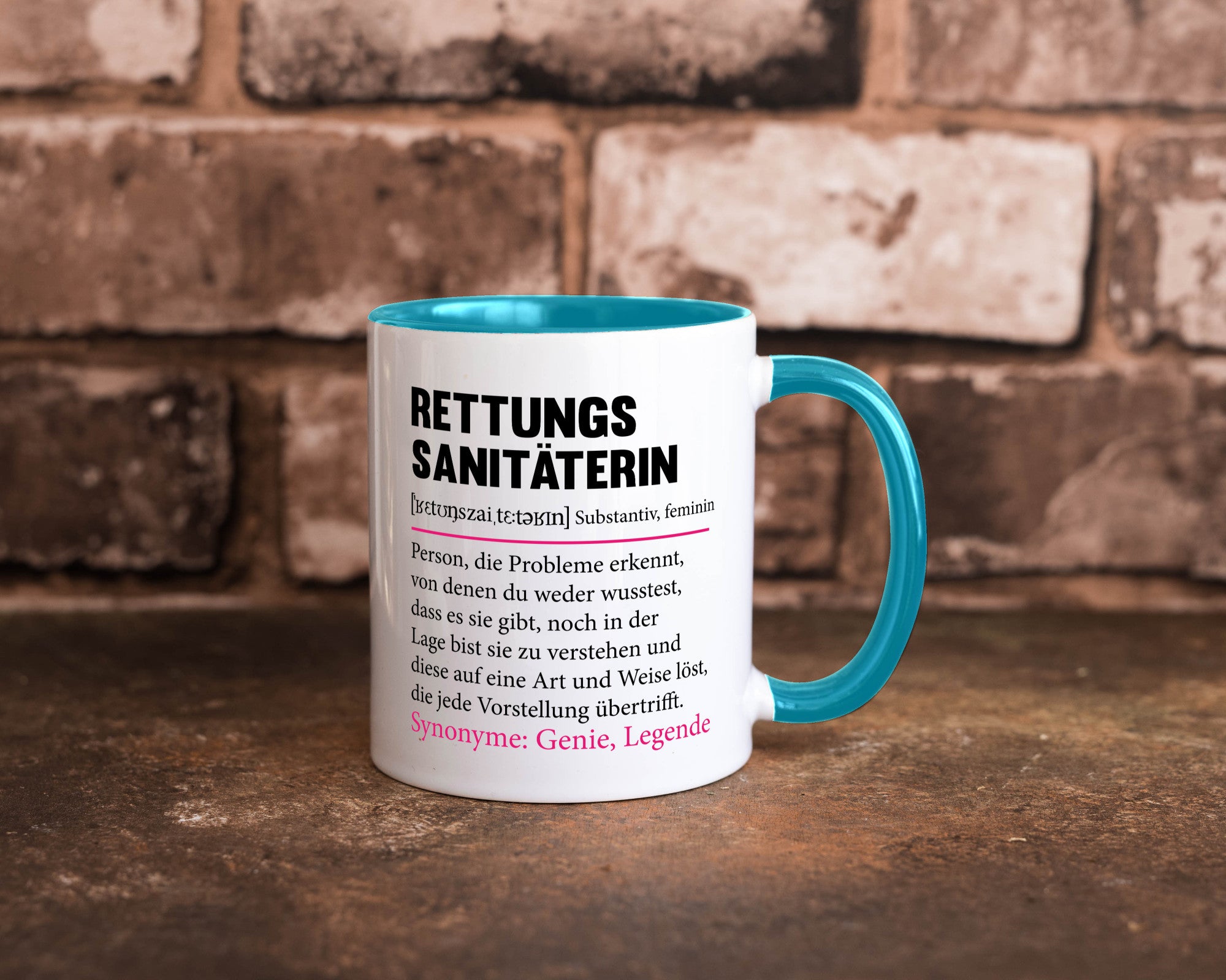 Rettungssanitäterin | Beruf Sanitäter Spruch v2 Humor Arbeit Kollegen Büro