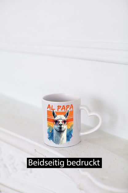 Alpapa | Lama Vatertag Vater lustig Familie Geschenkidee Geschenk Tasse
