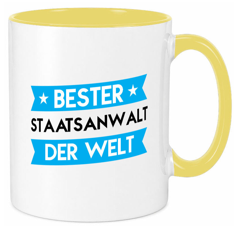Bester Staatsanwalt | Anwalt Jurist lustig Humor Geschenkidee Geschenk Tasse