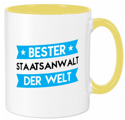 Bester Staatsanwalt | Anwalt Jurist lustig Humor Geschenkidee Geschenk Tasse
