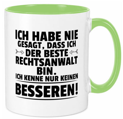 Der Beste Rechtsanwalt | Anwalt Jurist lustig Humor Geschenkidee Geschenk Tasse