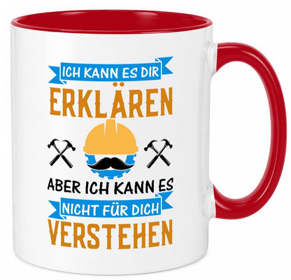 Ich kann es dir erklären | Dumme Mitarbeiter Arbeit lustiger Spruch Geschenk Tasse