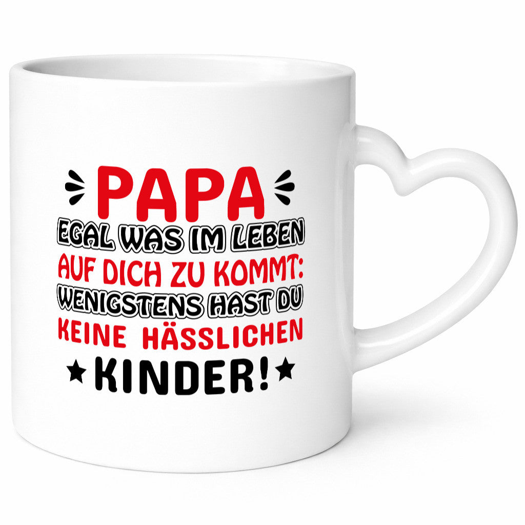 Papa egal was auf dich zukommt Humor Geschenkidee Tasse