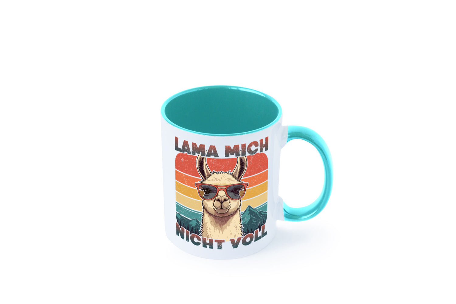 Lama mich nicht voll | Alpaka Kamel Retro lustig Humor Geschenkidee Geschenk