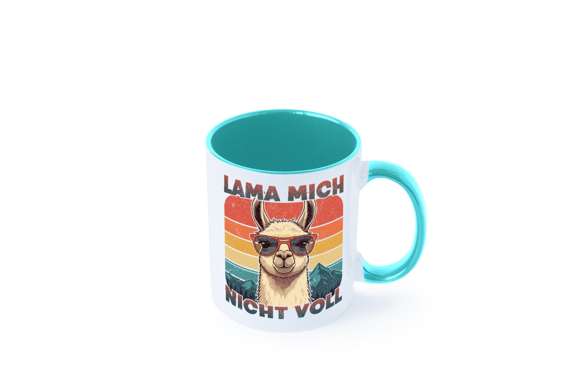Lama mich nicht voll | Alpaka Kamel Retro lustig Humor Geschenkidee Geschenk