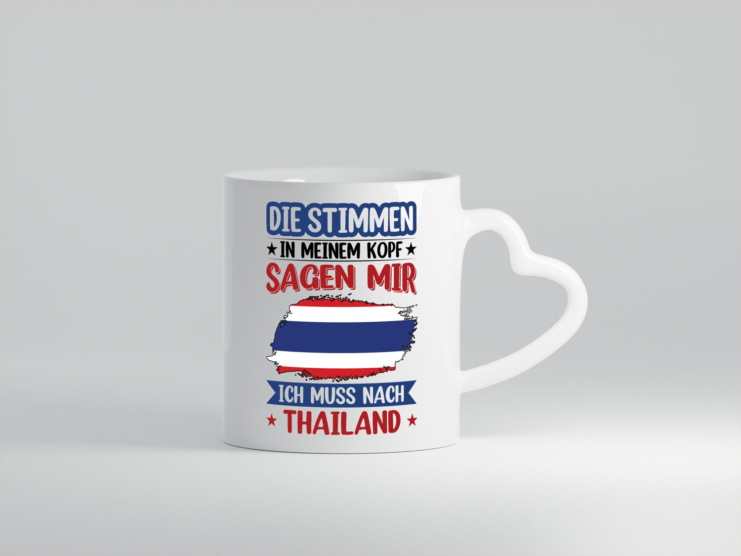 Thailand | Urlaub Stimmen in meinem Kopf Traumland lustiger Spruch Geschenk