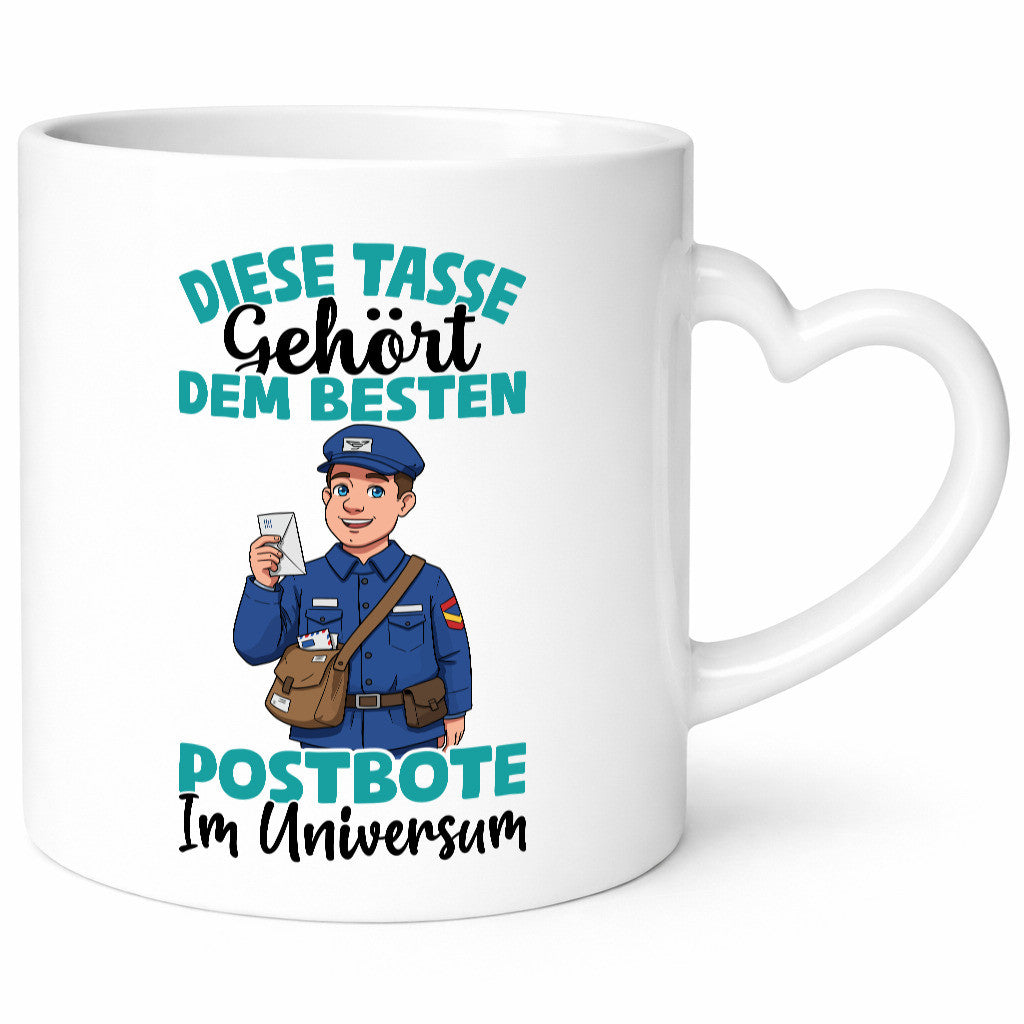 Im Universum: Postbote | Beruf Post Briefträger Humor Arbeit Kollegen Büro