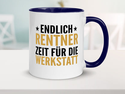 Rentner zeit für die Werkstatt | Ruhestand Handwerker v2 lustiger Spruch
