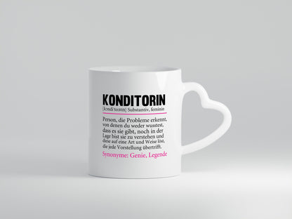 Konditorin | Spruch Definition Konditorei Geschenkidee Humor Tasse