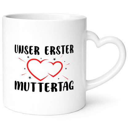Unser erster Muttertag | Mama ich liebe dich Geschenkidee Familie Humor Tasse