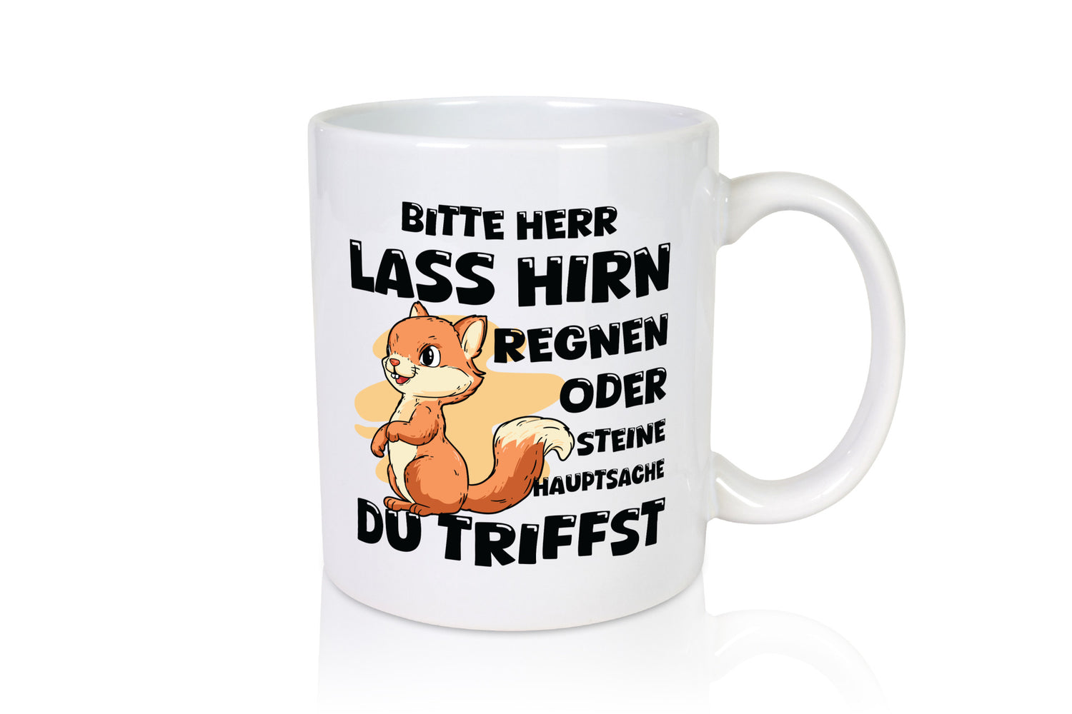 Bitte lass Hirn Regnen | Dumme Menschen Einhorn Geschenkidee Humor Tasse