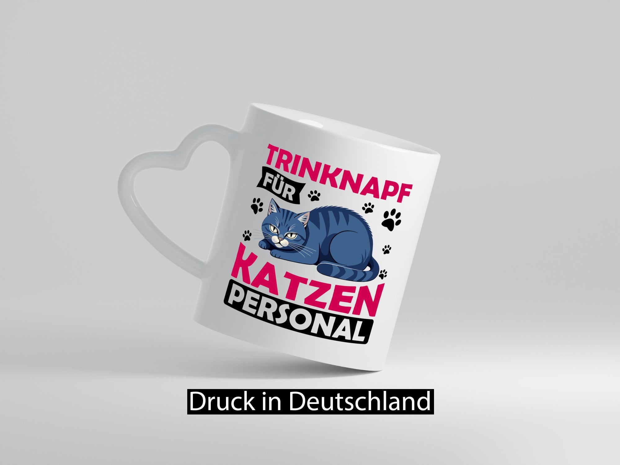 Katzen Personal | Katzenbesitzer Tasse Katze Humor vl10 lustig Tierliebhaber