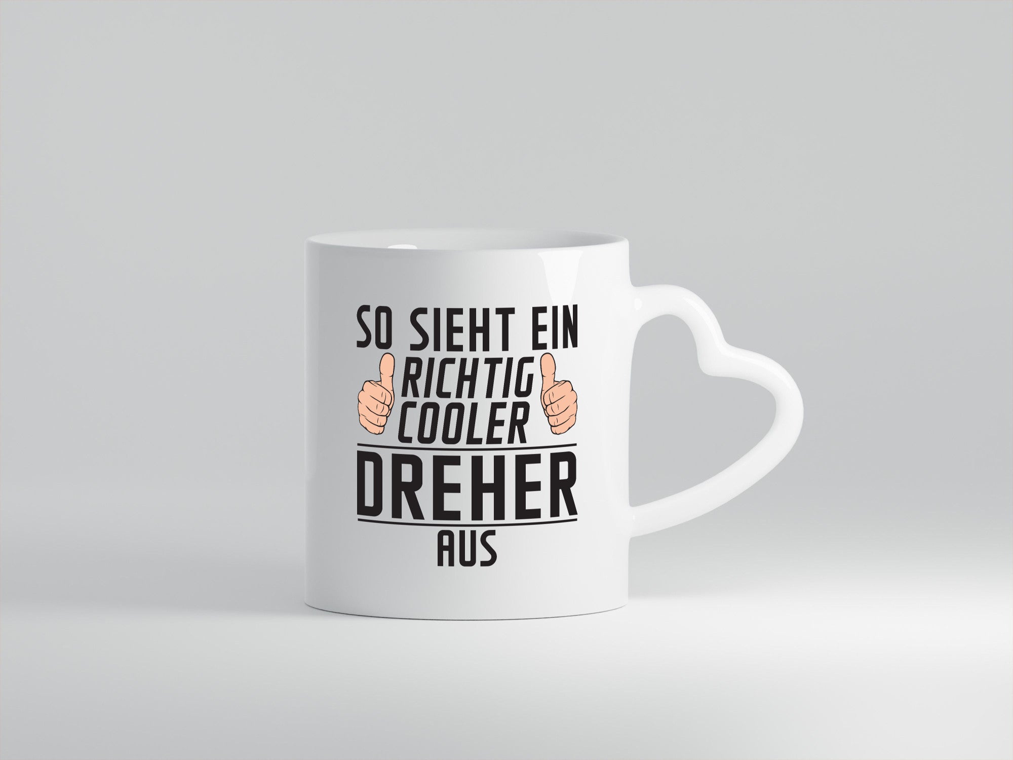 Richtig Cooler Dreher | Fräser Humor Geschenkidee Tasse