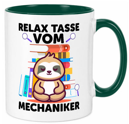 Relax Tasse: Mechaniker | KFZ Werkstatt lustig Humor Geschenkidee Geschenk Tasse