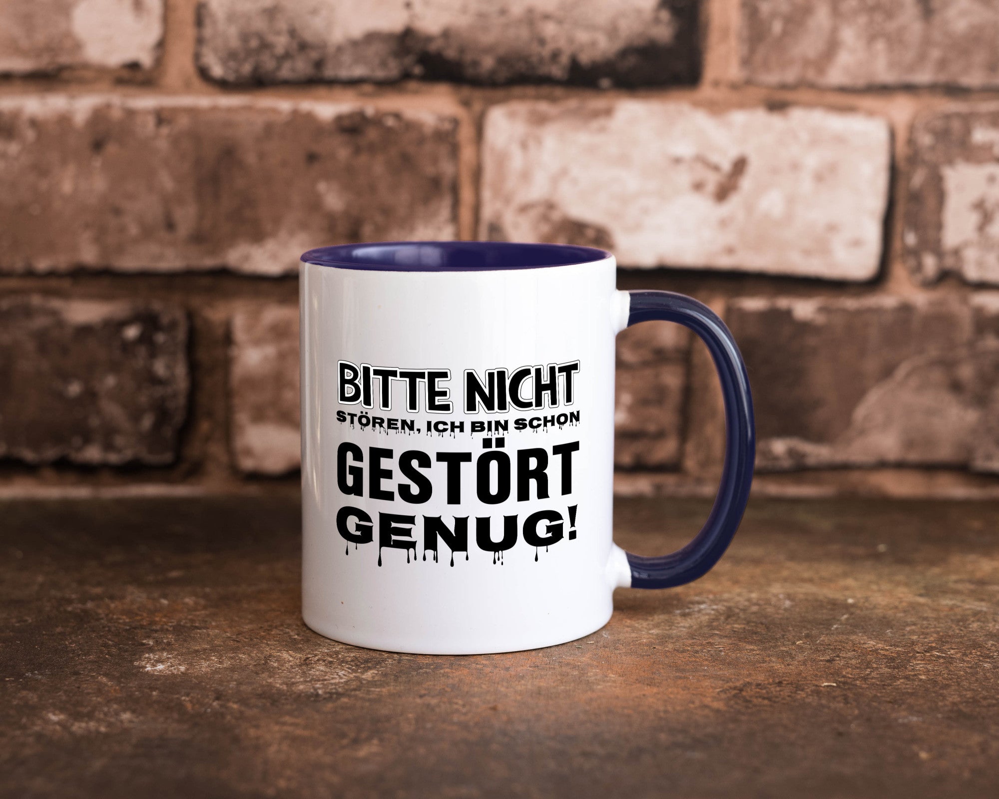 Ich bin schon gestört lustiger Spruch Geschenk Humor Geschenkidee Tasse
