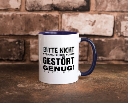 Ich bin schon gestört lustiger Spruch Geschenk Humor Geschenkidee Tasse