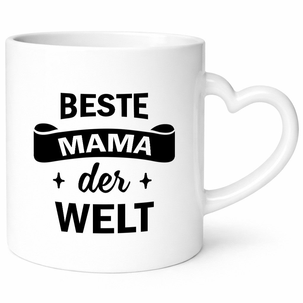 Beste Mama der Welt | Muttertag ich liebe dich Humor Familie Geschenkidee Tasse