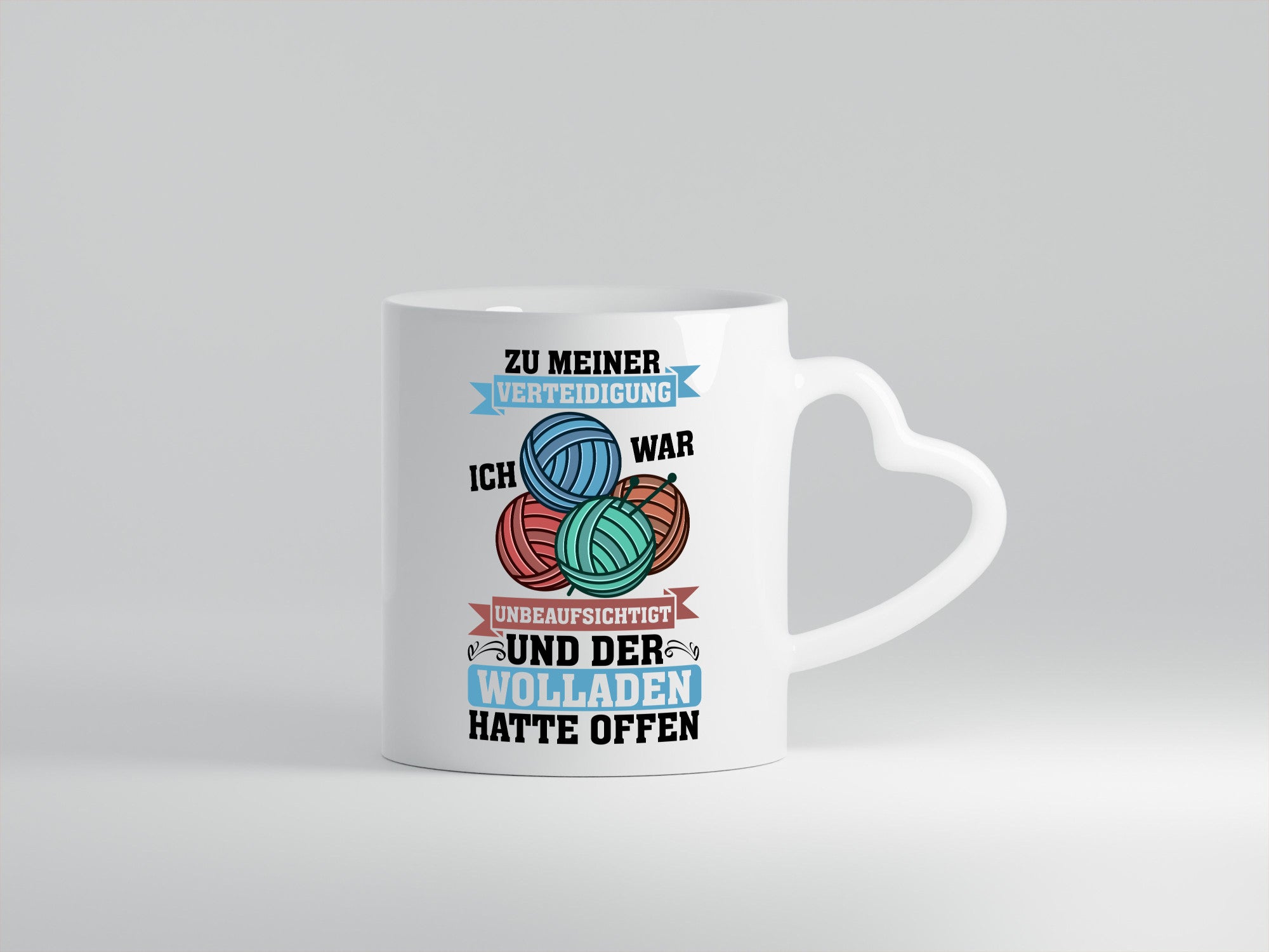 Der Wollladen hatte offen | Stricken Wolle Humor Geschenkidee Tasse