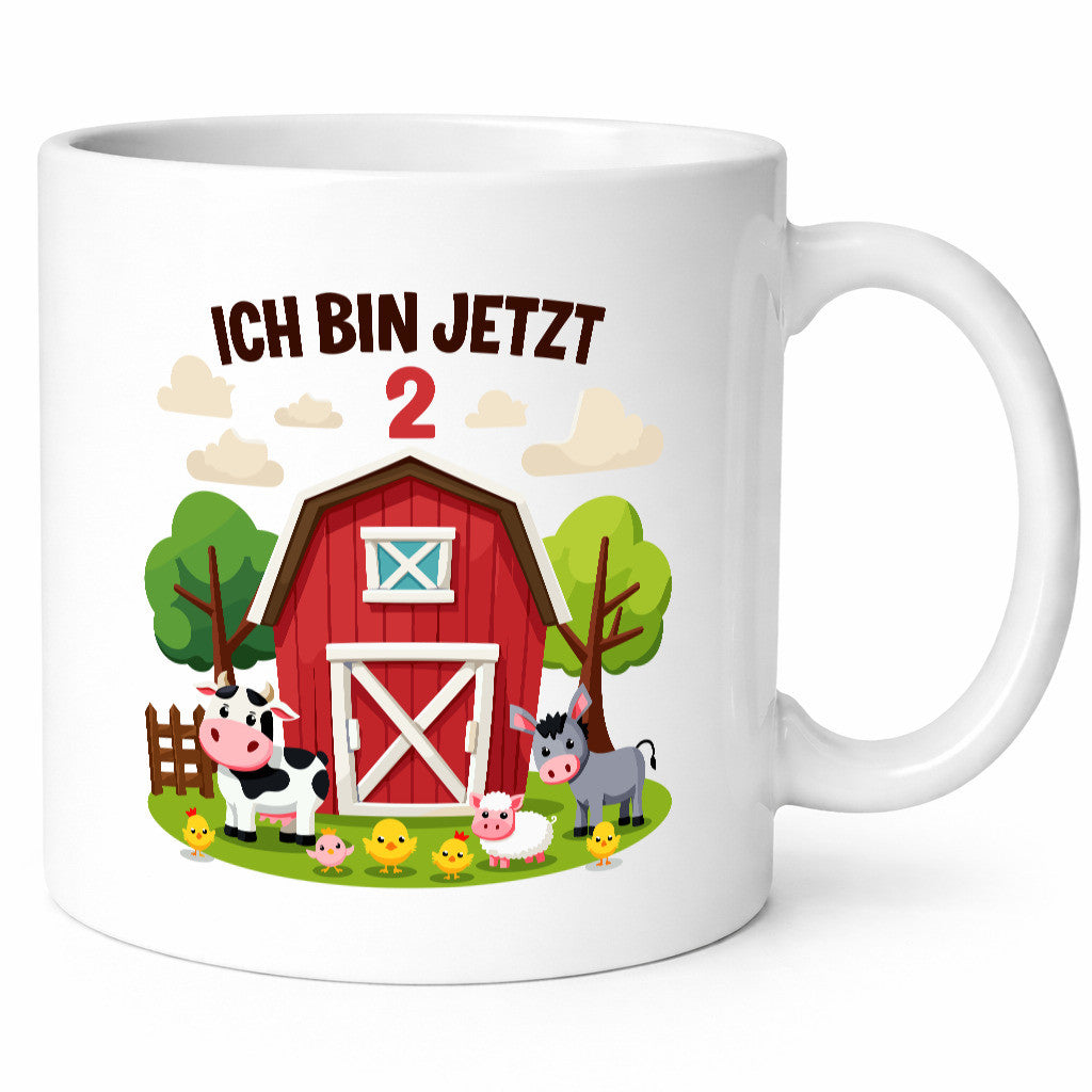 2. Geburtstag | 2 Jahre Bauernhof und Tiere Geschenk Geschenkidee lustig