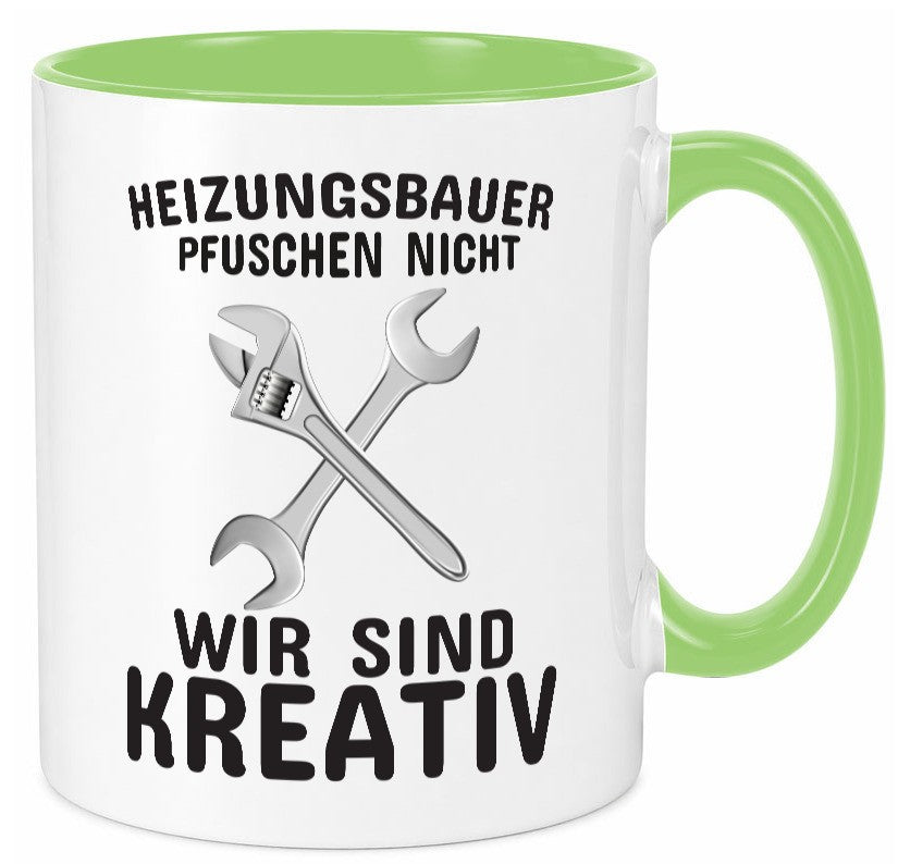 Heizungsbauer | Beruf Tasse Heizungsinstallateur lustig Arbeit Kollegen Büro