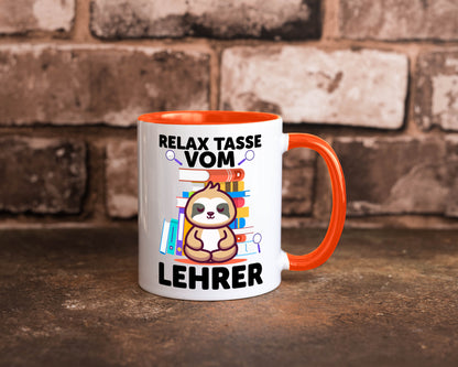 Relax Tasse: Lehrer | Schule Beruf Schüler lustiger Spruch Geschenk Arbeit