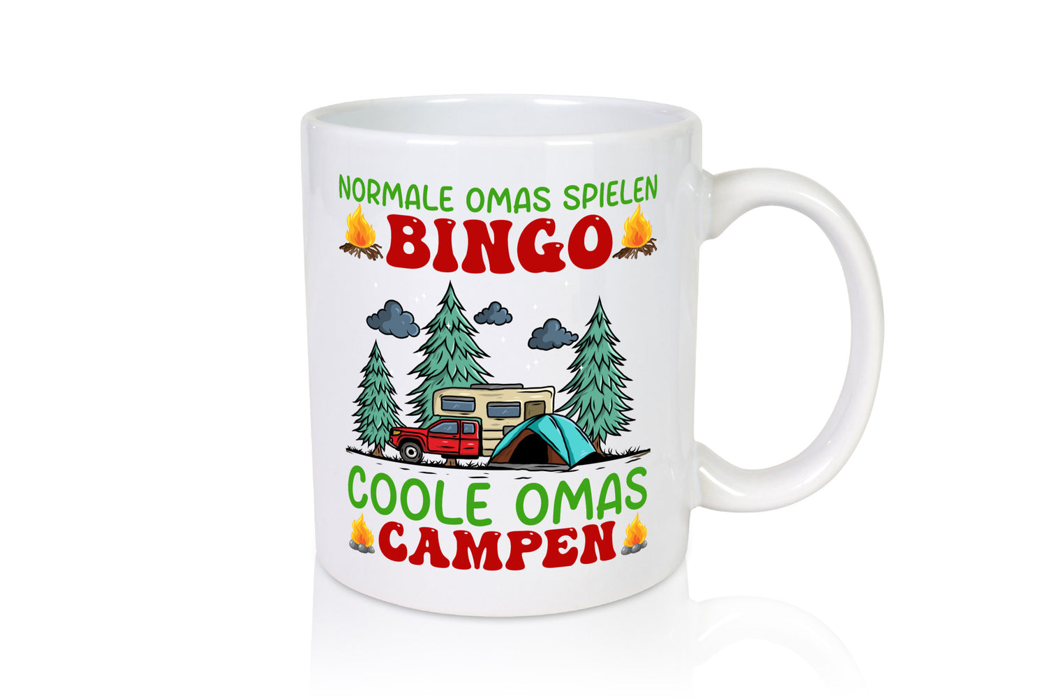 Normale Omas spielen Bingo Coole Campen Geschenkidee Familie Humor Tasse