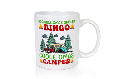 Normale Omas spielen Bingo Coole Campen Geschenkidee Familie Humor Tasse
