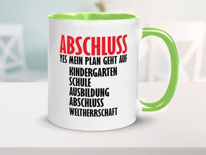 Abschluss Bachelor Geschenkidee Humor Tasse