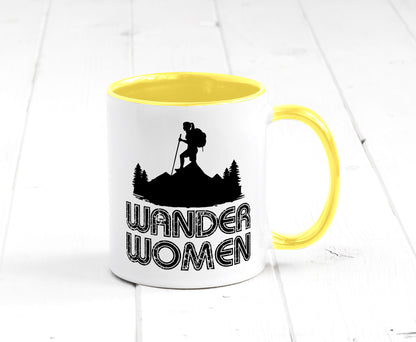 Wander Woman | Wandern Berge Geschenk Familie Geschenkidee lustiger Spruch Tasse
