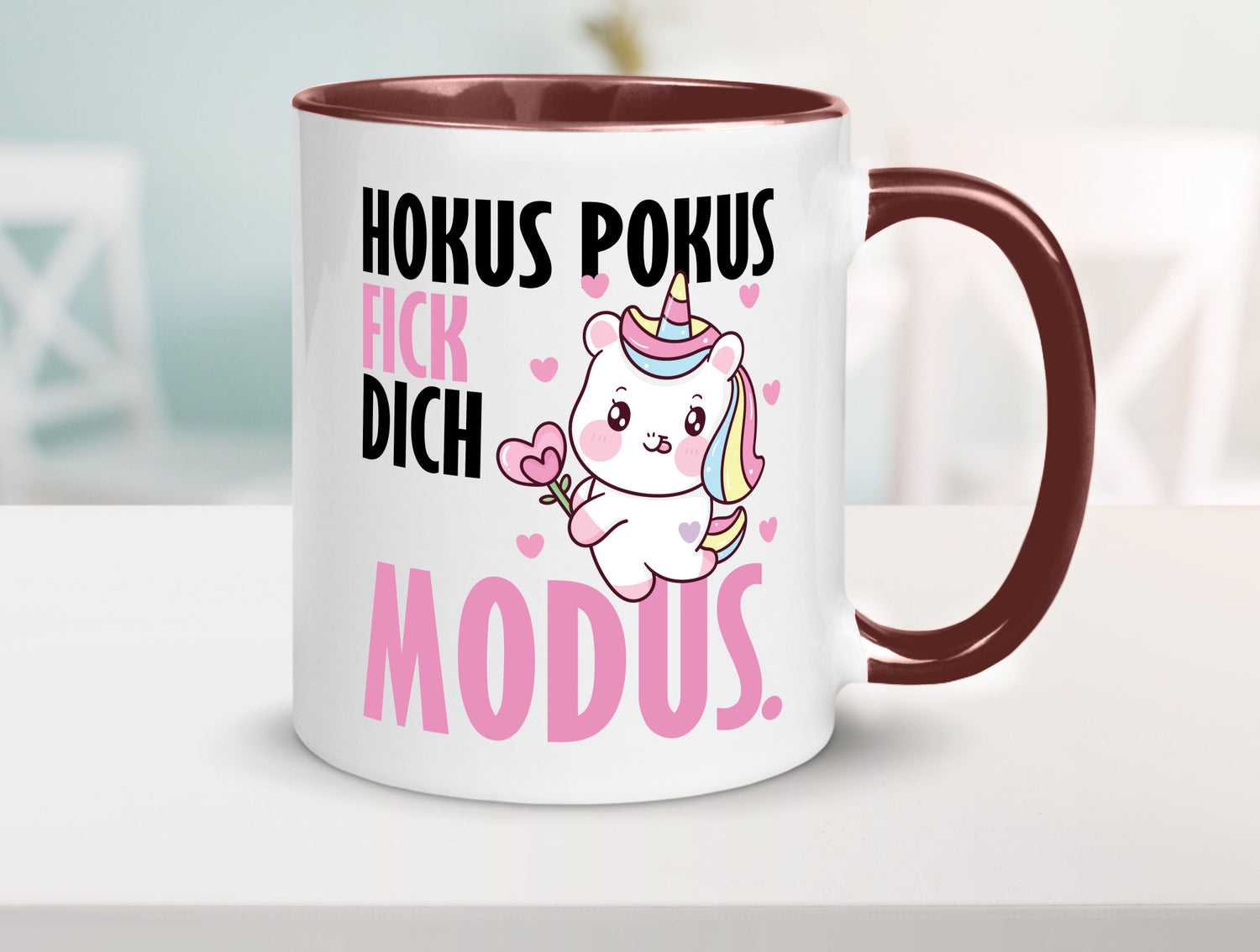 Hokus Pokus lustiger Spruch Geschenk Humor Geschenkidee Tasse