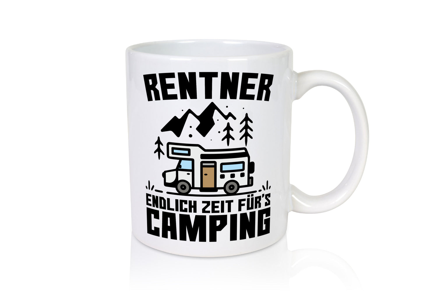 Endlich Zeit für´s campen | Rentner Ruhestand Humor Jubiläum Geschenkidee Tasse