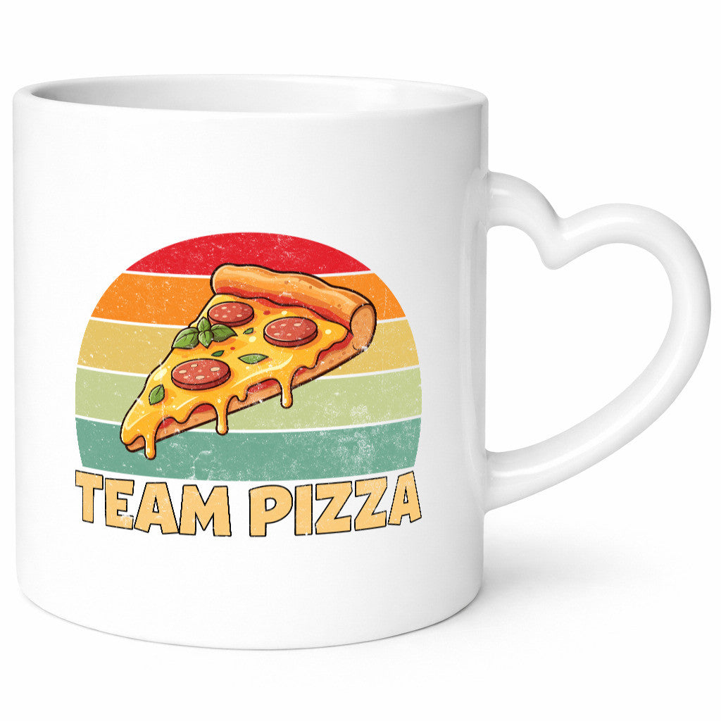 Team Pizza | Pizzaliebhaber Lover v2 Geschenkidee Humor Tasse