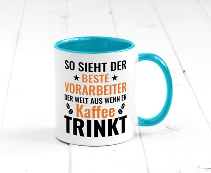 Kaffee trinkt: Vorarbeiter | Kollege Teamleiter Geschenk Arbeit Kollegen Büro