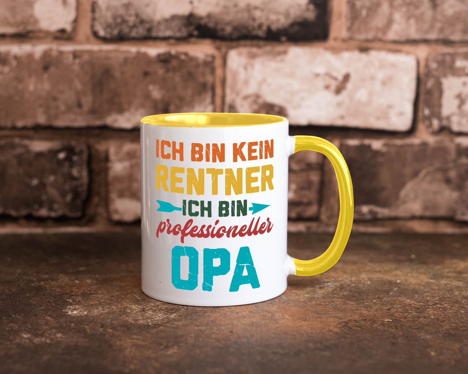 Ich bin Professioneller Opa | Rentner Großvater Geschenkidee Familie Humor Tasse